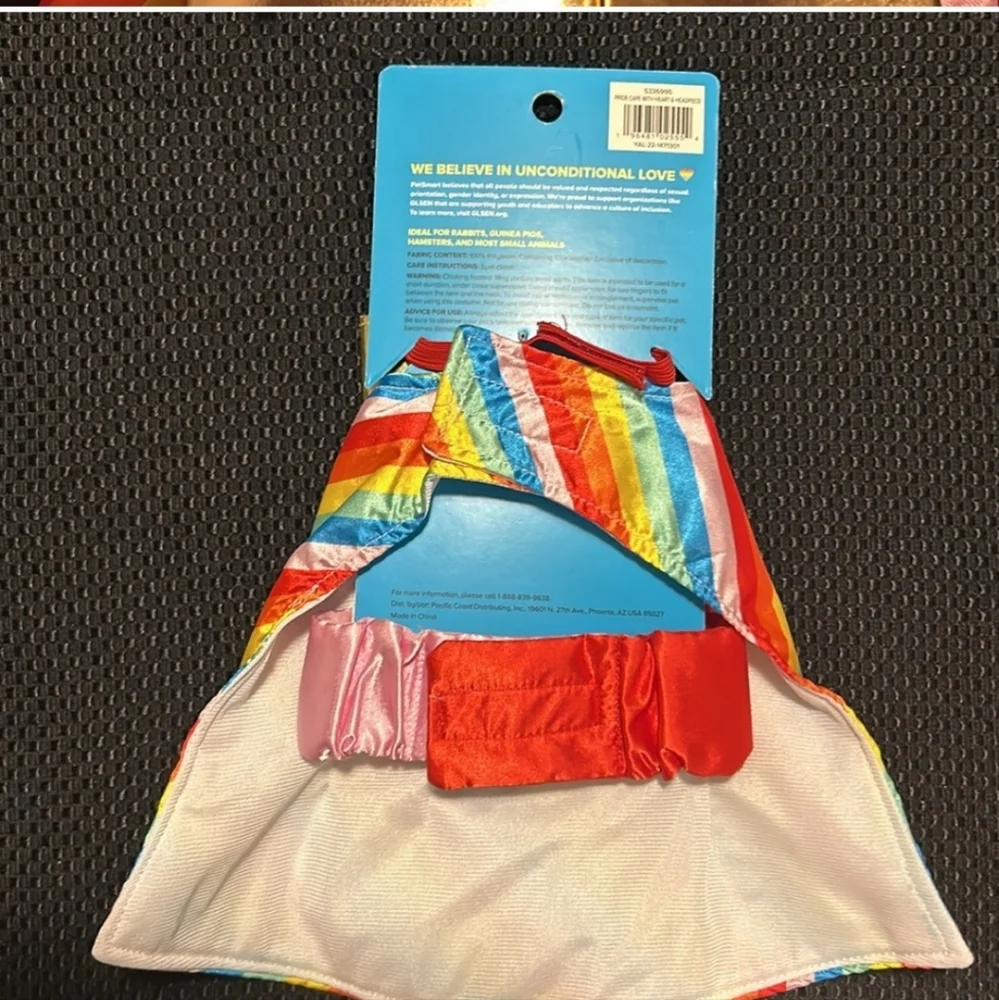 Free W/ Purchase You are loved small animal costume - Cape and Crown